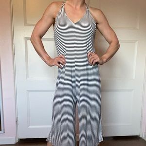 Striped Abound jumpsuit romper playsuit harem